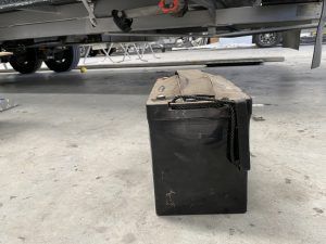 Swollen Caravan Battery 2 Swollen caravan battery 2